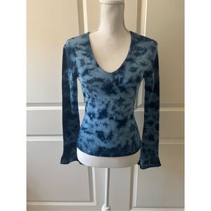 Vintage 90's/Y2K Whisper Tie Dye Flared Arm Shirt